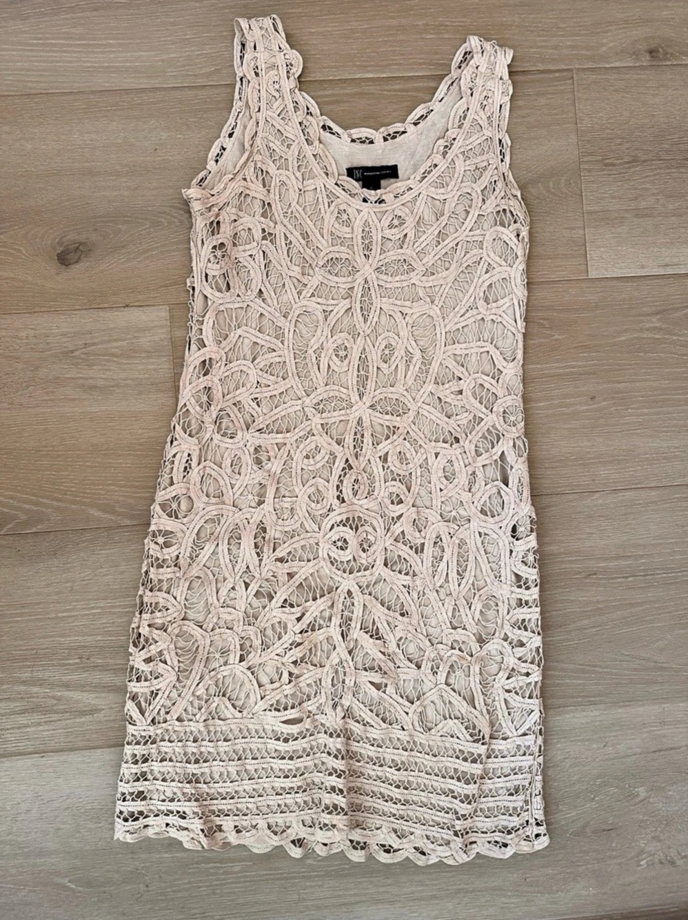 International Concepts Lace Mini Dress in Pink Size 6